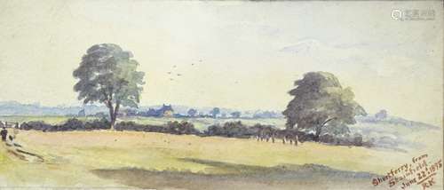 Rachel Mary Harriet Kinnear (1848-1925). A folio of watercolours, many titled, approximately 46 item