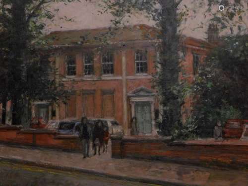 Peter Brannan (1926-1994). Session House, Lincoln, oil on board, signed and dated 1990 verso, 48.5cm