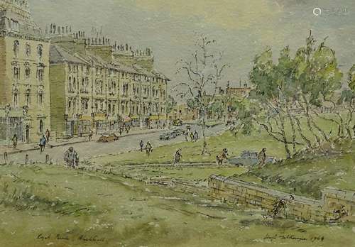 Hugh McKenzie (1909-2005). Royal Parade Blackheath, watercolour, signed, titled and dated 1968, 24cm