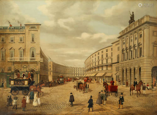 E. J. Pegrum (20th Century) A view of Regent Street