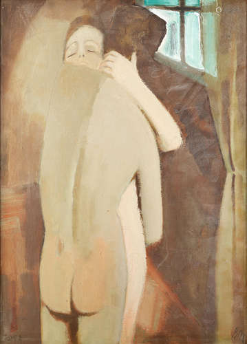 Ernst Neuschul (Austrian, 1895-1968) Embrace