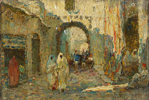 Lionel Townsend Crawshaw, RSW (British, 1864-1949) Tunis