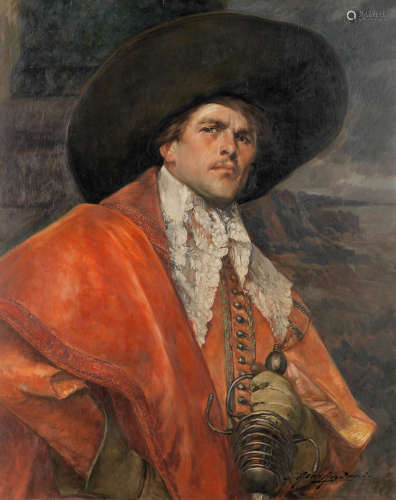 Alex de Andreis (Belgian, 1880-1929) The noble cavalier