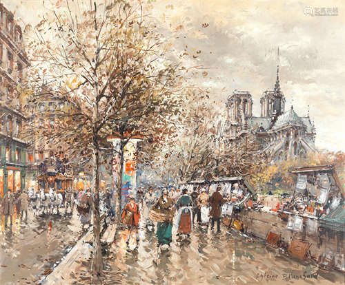 Antoine Blanchard (French, 1910-1988) Notre Dame, Paris