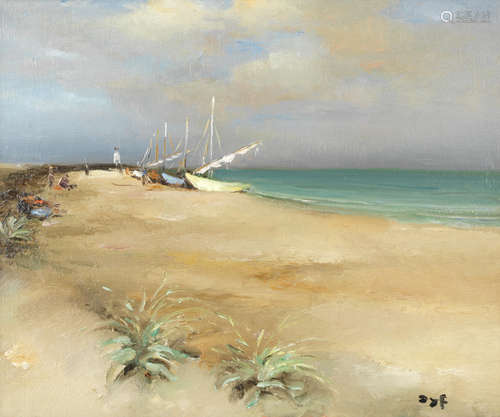 Marcel Dyf (French, 1899-1985) Les Saintes Maries de la Mer