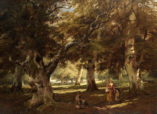 Edward John Cobbett (British, 1815-1899) Windsor Park near Cumberland Lodge