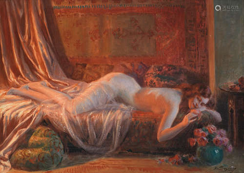 Delphin Enjolras (French, 1857-1945) La siesta