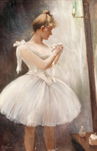Paul Fischer (Danish, 1860-1935) Ballerina