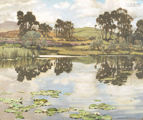 Charles Oppenheimer RSA RSW (British, 1876-1961) A Galloway lochan