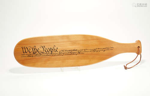 Mike Kelley (1954-2012) Paddle for Artist's Space