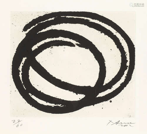 Richard Serra (born 1939) Plate 9, from Venice Notebook 2001