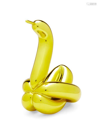 Jeff Koons (born 1955) Balloon Swan (Yellow)