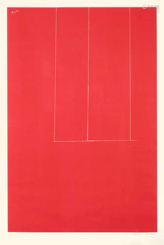 Robert Motherwell (1915-1991) Untitled (Red); from London Series I