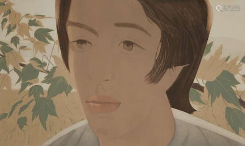 Alex Katz (born 1927) Boy with Branch 2