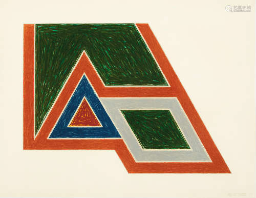 Frank Stella (born 1936) Sanbornville, from Eccentric Polygons