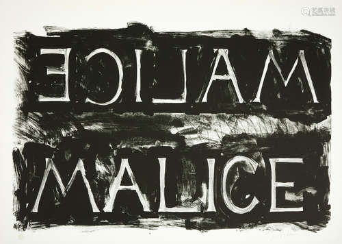 Bruce Nauman (born 1941) Malice