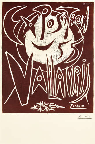 Pablo Picasso (1881-1973) Exposition 55 Vallauris