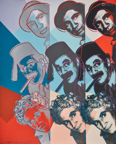 Andy Warhol (1928-1987) The Marx Brothers, from Ten Portraits of Jews of the Twentieth Century