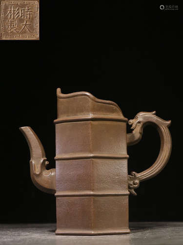 A ZISHA POT MADE BY SHIDABIN