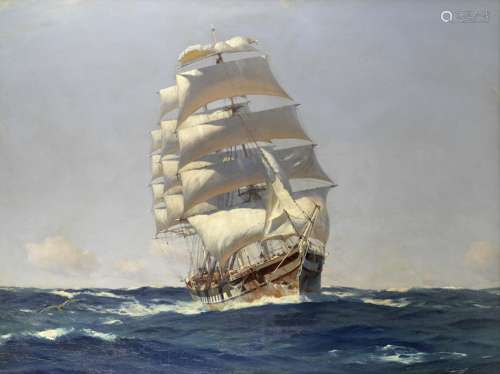 Thomas Jacques Somerscales (British, 1842-1927) 'The Nitrate Ship'