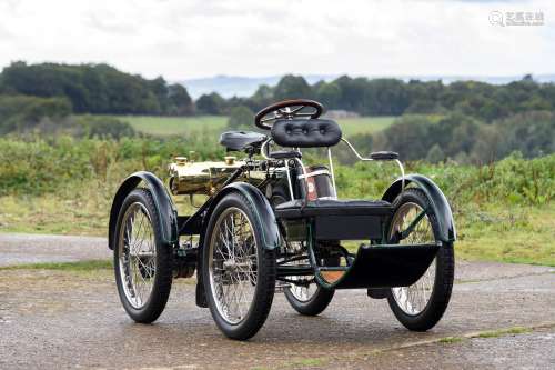 1900 Darracq Perfecta 2 Quadricycle Chassis no. Frame no. B 362