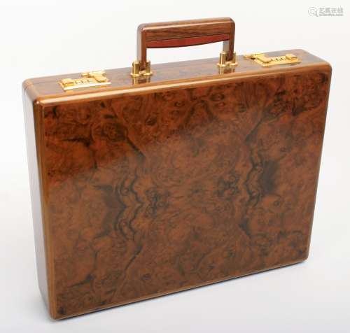 A 'Rolls-Royce' wooden briefcase, ((2))