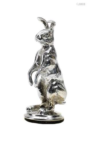 An Alvis hare mascot by AEL, British, 1930s,