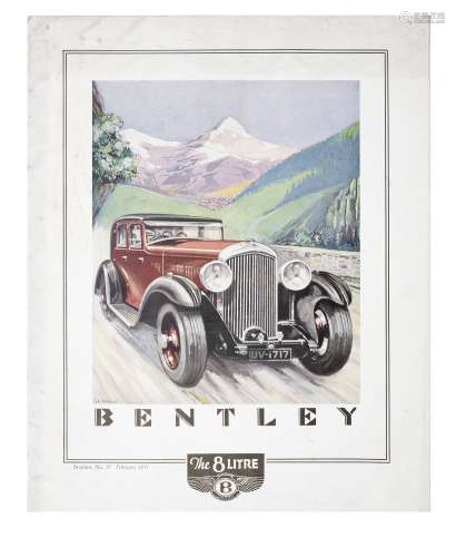 A Bentley 8 Litre brochure, number 35, dated Feb 1931,