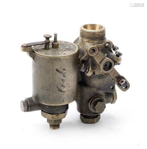 A Claudel bronze carburettor, French,