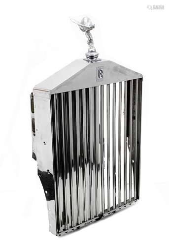 A Rolls-Royce Phantom II radiator shell,