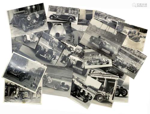 A collection of photographs depicting Derby and Crewe Bentleys,