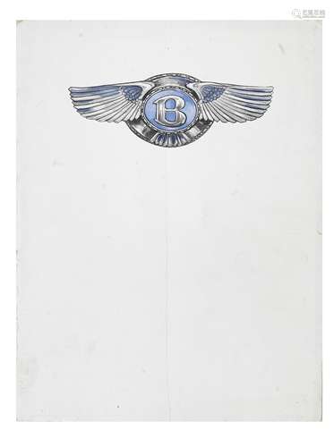 A Three-Litre Bentley sales brochure, 1922,