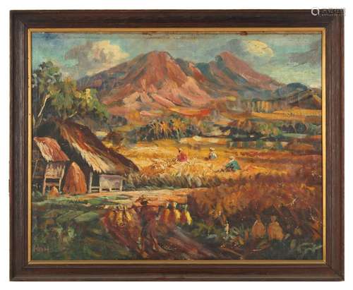 Property of a gentleman - Soleman (late 19th / early 20th century) - TROPICAL LANDSCAPE, POSSIBLY