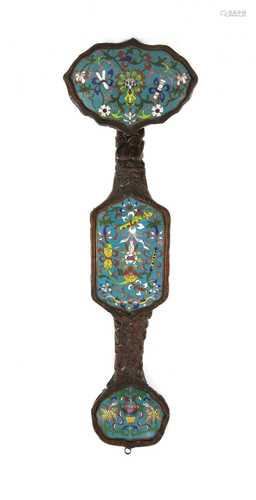 A large Chinese ruyi sceptre,