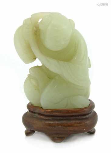 A Chinese jade carving,