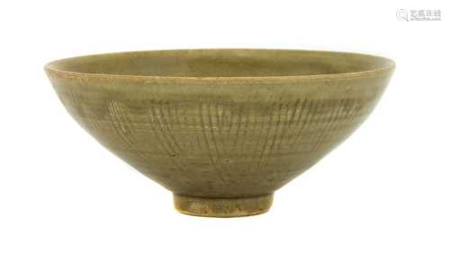 A Chinese Yue ware tea bowl,