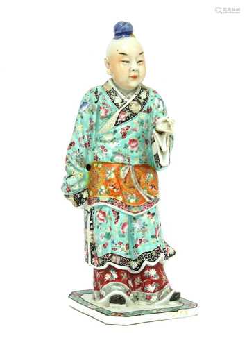 A Chinese famille rose figure,