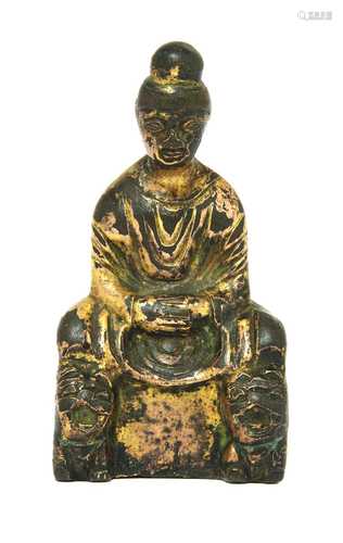 A Chinese bronze Buddha,