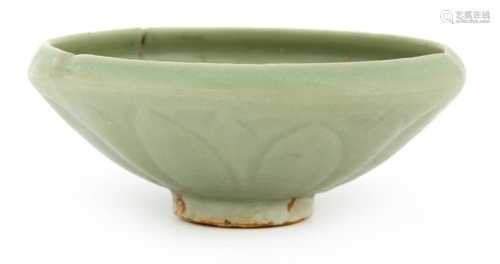 A Chinese celadon bowl,