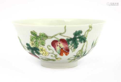 A Chinese famille rose bowl,