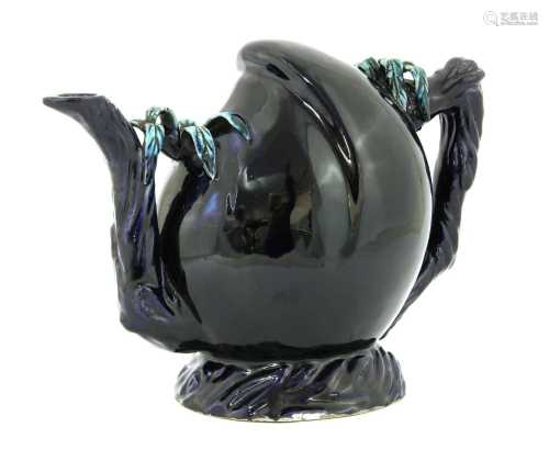 A large Chinese porcelain 'Cadogan' teapot,