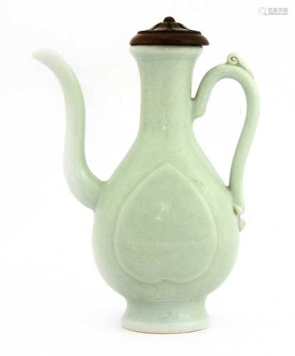 A Chinese qingbai ewer,