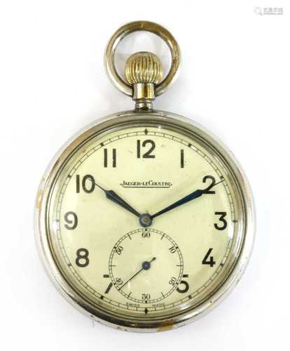 A Jaeger-LeCoultre military pocket watch,