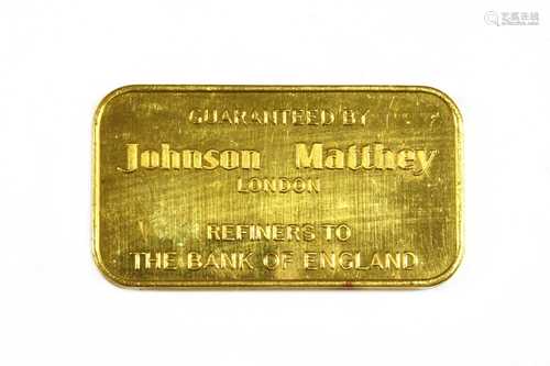 A 50g fine gold bar,