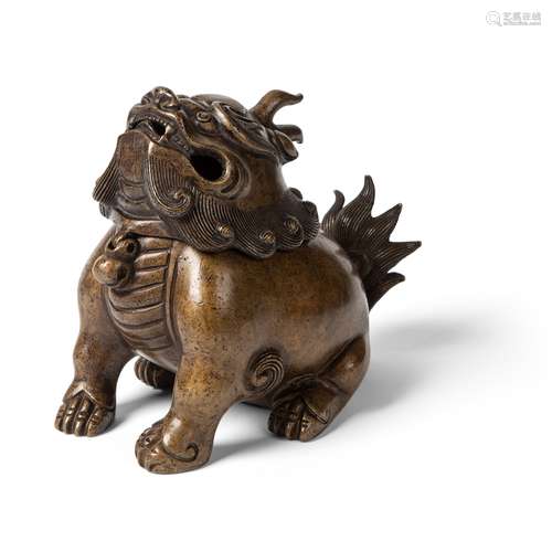 BRONZE 'LUDUAN' INCENSE BURNER QING DYNASTY, 19TH CENTURY