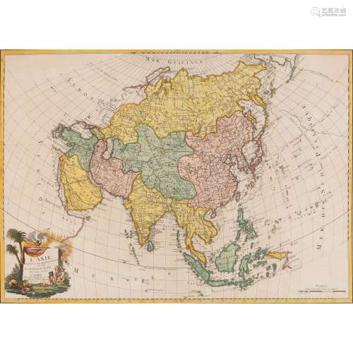 MAP OF ASIA DATED 1784
