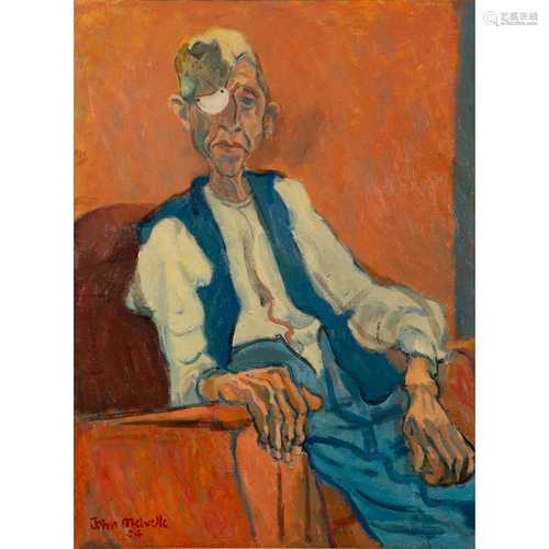 § John Melville (British 1902-1986) Portrait, 1954