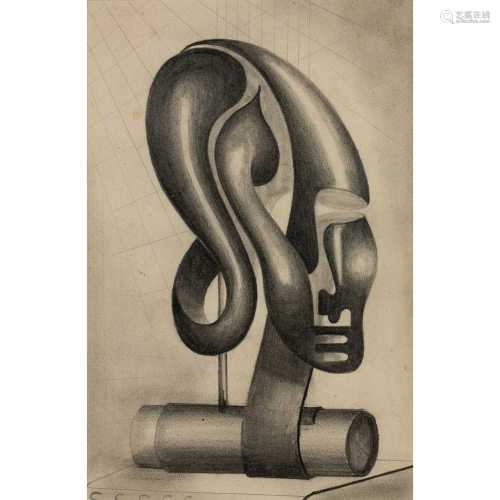 § Cuthbert Hamilton (British 1885-1959) Design for Copper Head