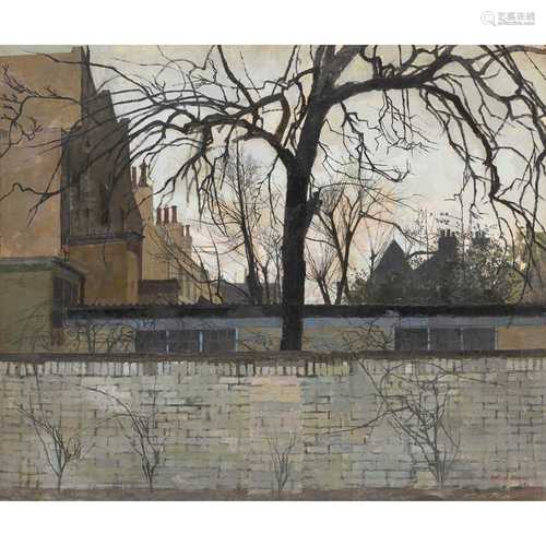 § Heather Copley (British 1918-2001) Garden Wall, 402 Fulham Road, London, 1959