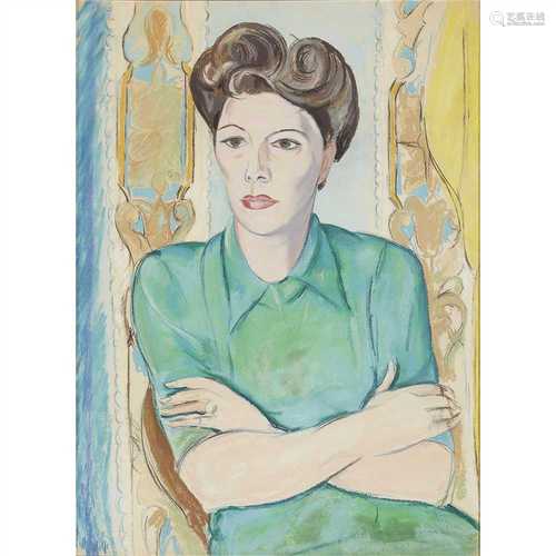 § Edward Wolfe R.A. (South African/British 1897-1982) Portrait of a Lady, purportedly Una Wing,